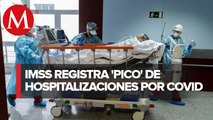 Ocupación hospitalaria en el IMSS supera el 80% en CdMx, Edomex, Hidalgo y Querétaro