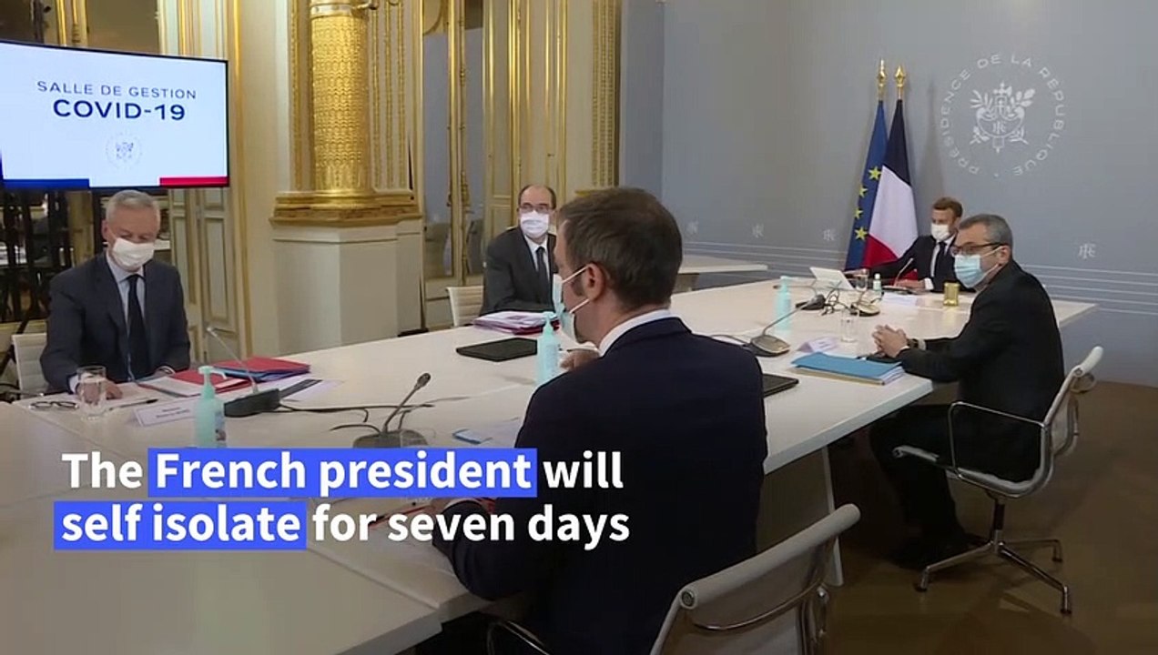 France's Macron tests positive