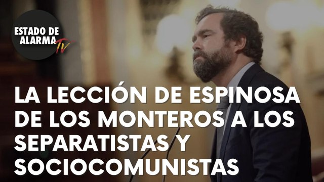 ESPINOSA DE LOS MONTEROS da una lección a la extrema IZQUIERA y a los SEPARATISTA sobre el respeto y la diferencia entre SENTIMIENTOS e IDEOLOGÍA