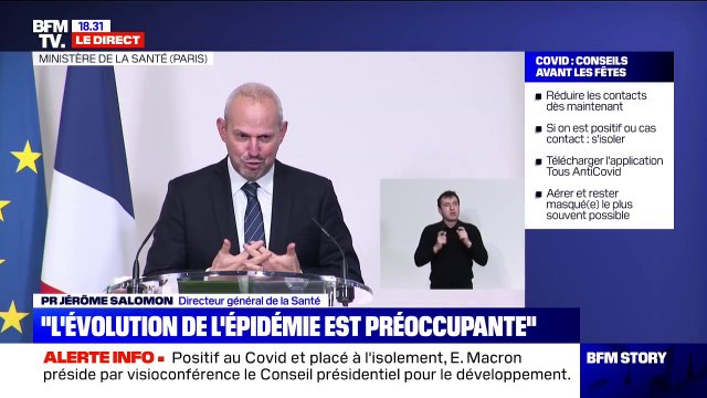Emmanuel Macron positif au Covid-19: Jérôme Salomon assure que le président est extrêmement attentif aux mesures barrières
