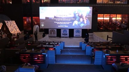 Dubai residents bundle up for cinema in the snow