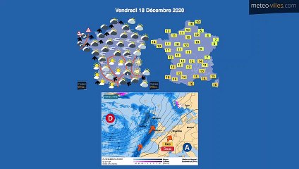 Bulletin météo du jeudi 17 décembre 2020