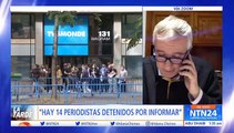 El número de periodistas encarcelados alcanza un récord en 2020, según ONG