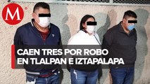 En CdMx, detienen a tres asaltantes ligados a robo a casa de directivo de Cruz Azul