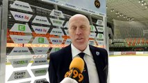 Doug Mason nach dem Spiel gegen Linz