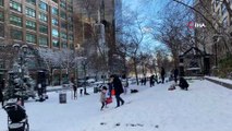 - New York Son Yılların En Şiddetli Kar Fırtınasının Etkisi Altında- New York Beyaza Büründü