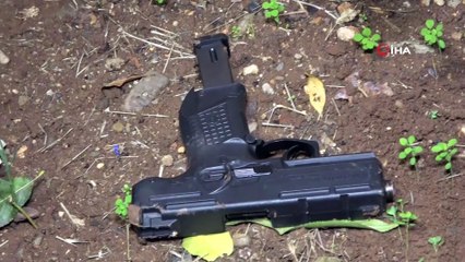 Silahlı kavgaya giden genç elinde tabancayla polise yakalandı