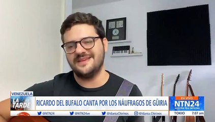 Ricardo del bufalo canta por los náufragos de Güiria