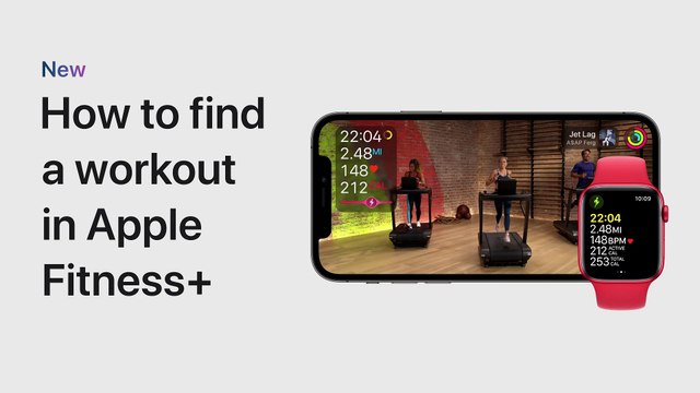 Comment trouver un entraînement dans Apple Fitness+ sur iPhone, iPad, et iPod touch — Apple Support