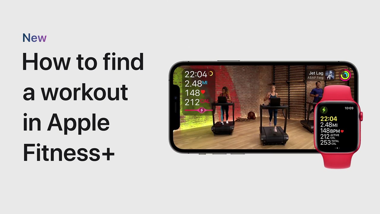 Comment trouver un entraînement dans Apple Fitness+ sur iPhone, iPad, et iPod touch — Apple Support