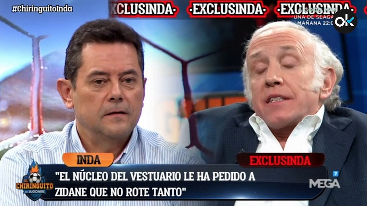 Inda: «El núcleo del vestuario le ha pedido a Zidane que no rote tanto»