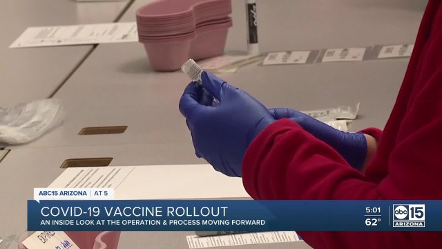 Banner Health providing COVID vaccinations to health care workers