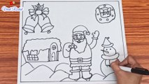 Santa Claus Drawing | How to Draw a Santa Claus easily | Art Breeze # 53 | Learn Drawing and Colouri