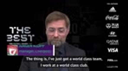 Klopp staying humble after winning FIFA coach of the year award