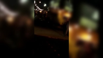 Internauta questiona as restrições ao funcionamento da feirinha e filma aglomeração em bares