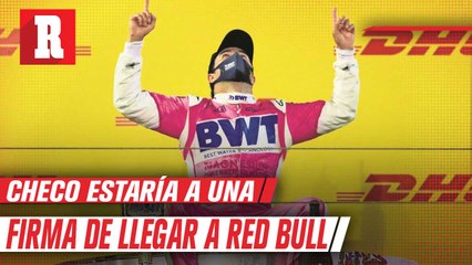 Sergio Pérez a una firma de ser parte de Red Bull Racing