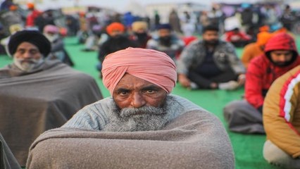 Video herunterladen: Farmers' Protest: Leader said 'we are ready to be martyred'