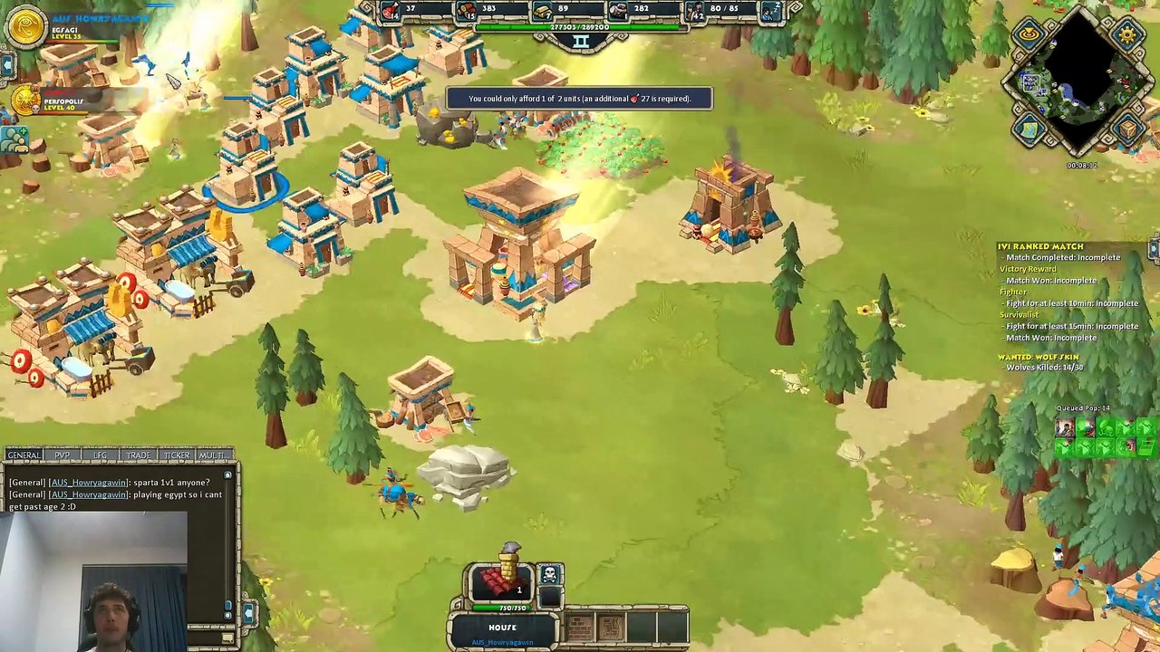 Bugged AOEO! Egypt stuck in age 2 pvp!