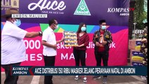 Aice Distribusi 150 Ribu Masker Jelang Perayaan Natal Di Ambon