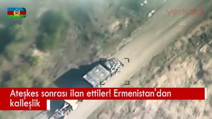 Ateşkes sonrası ilan ettiler! Ermenistan'dan büyük kalleşlik