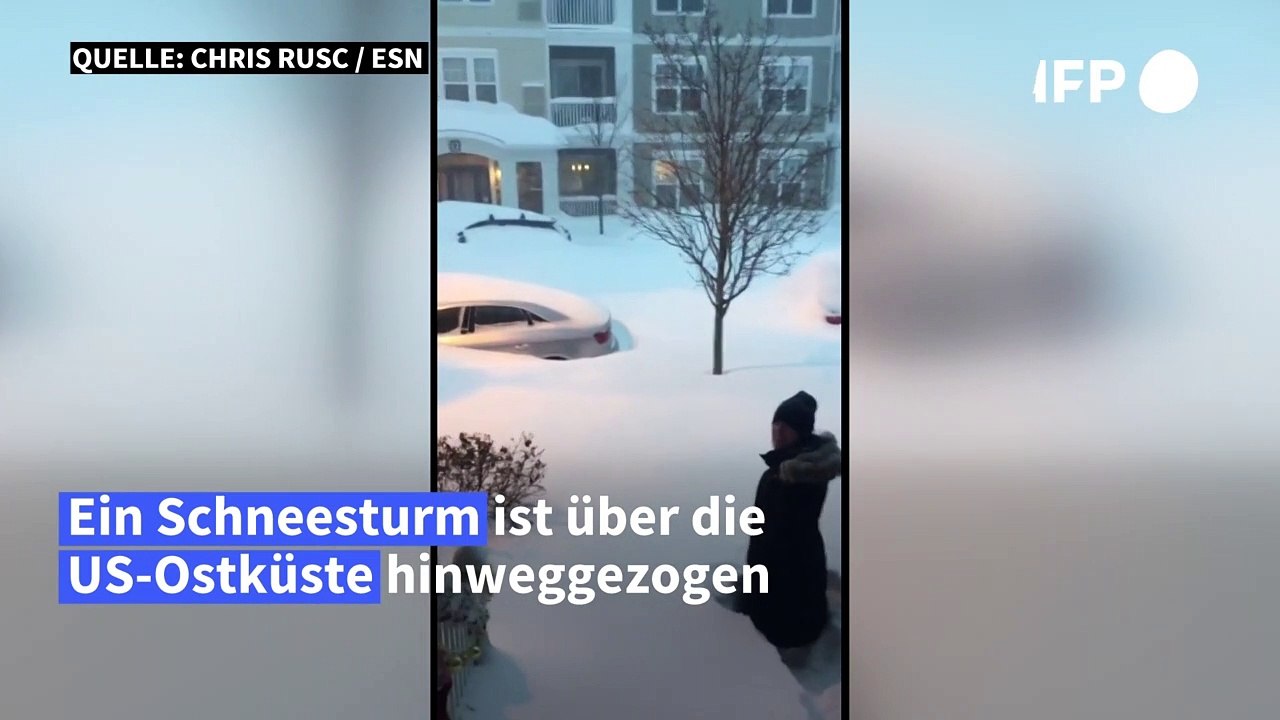 New York versinkt im Schnee
