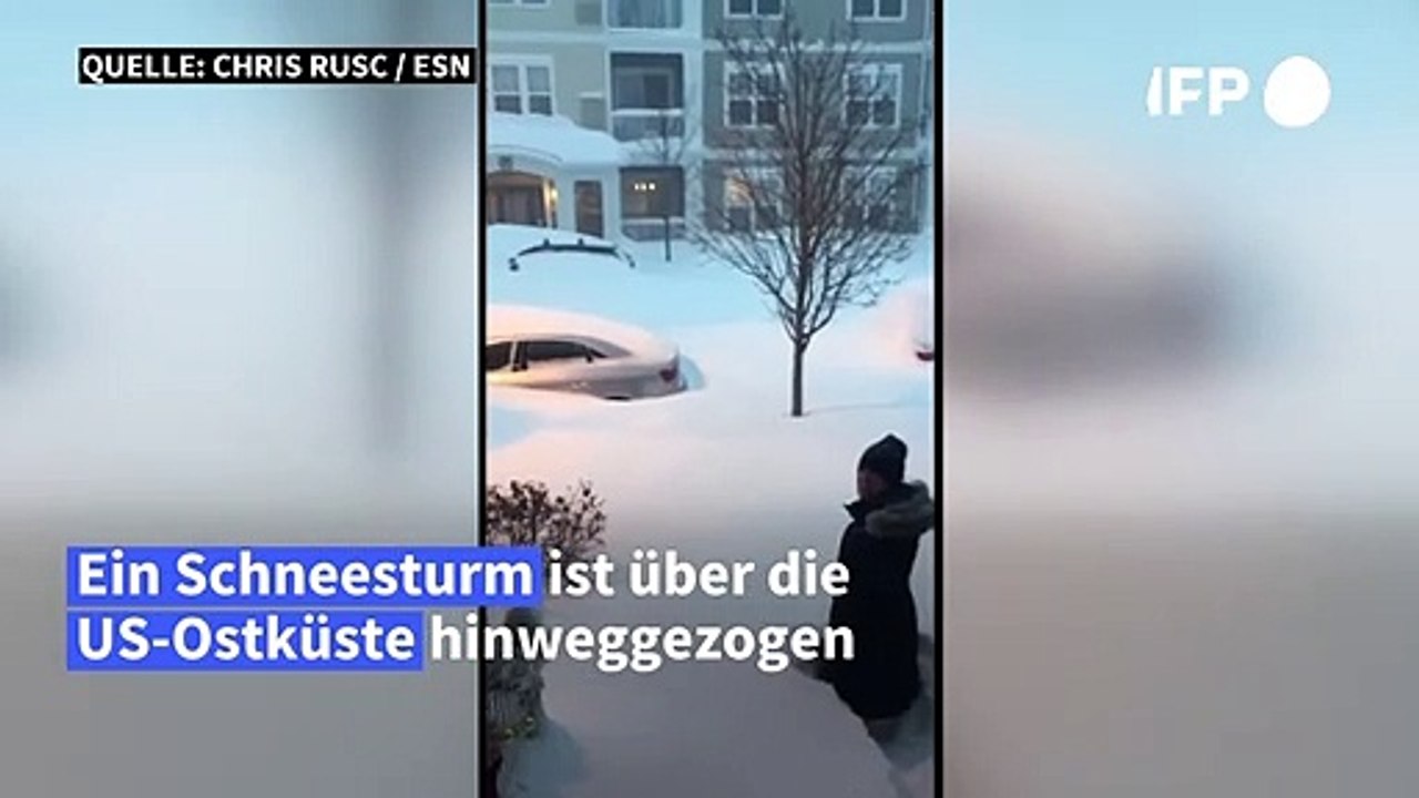 New York versinkt im Schnee