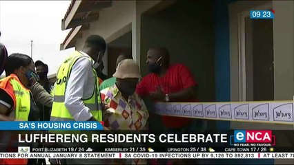 Lufhereng residents celebrate new homes