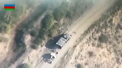 Ateşkesi ihlal eden Ermeni zırhlıları imha edildi