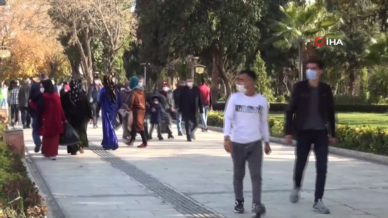 Şanlıurfalılar yağmurdan sonra güneşli havanın tadını çıkardı