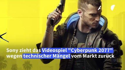 Sony zieht "Cyberpunk 2077" vom Markt zurück
