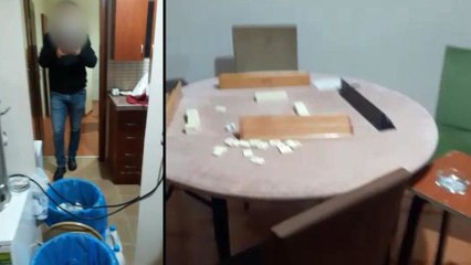 Oyun salonuna dönüştürülen öğrenci yurduna baskın