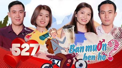 Bạn Muốn Hẹn Hò |Tập 527 FULL| Phượt thủ Long An vượt 350km mua trà sữa bất ngờ đổi gu LÁI MÁY BAY