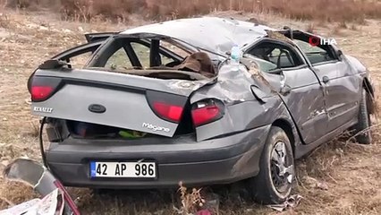 Kontrolden çıktı, şarampole uçtu: 2 yaralı