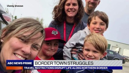 Download Video: US-Canadian border community struggles as countries stay locked down