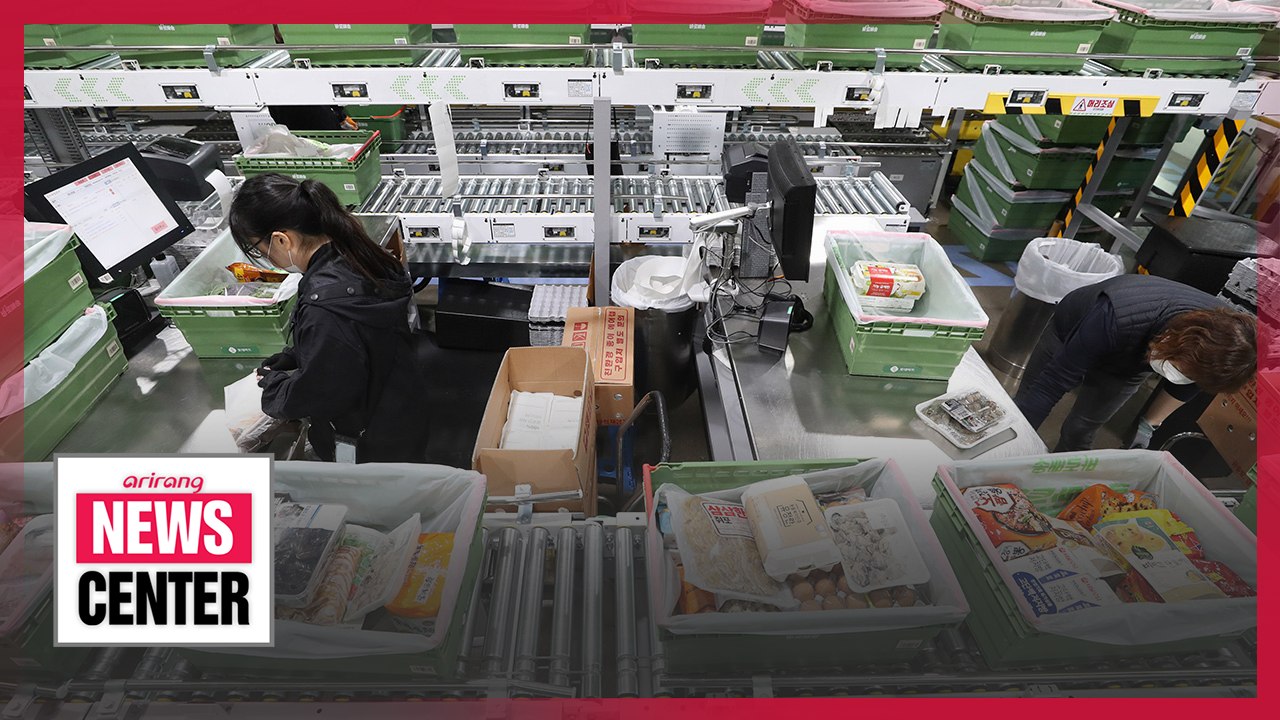 Grocery shopping online in S. Korea has risen four fold in the pandemic