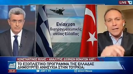 Κωνσταντίνος Φίλης | Το εξοπλιστικό πρόγραμμα της Ελλάδας ανησυχεί την Τουρκία | 17.12.2020