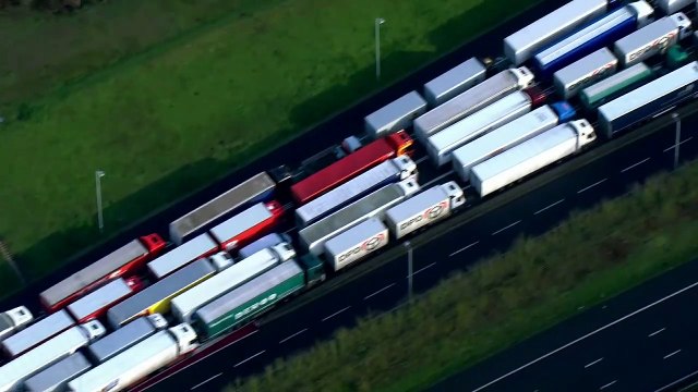 Preparations made at Dover for post-Brexit trade disruption