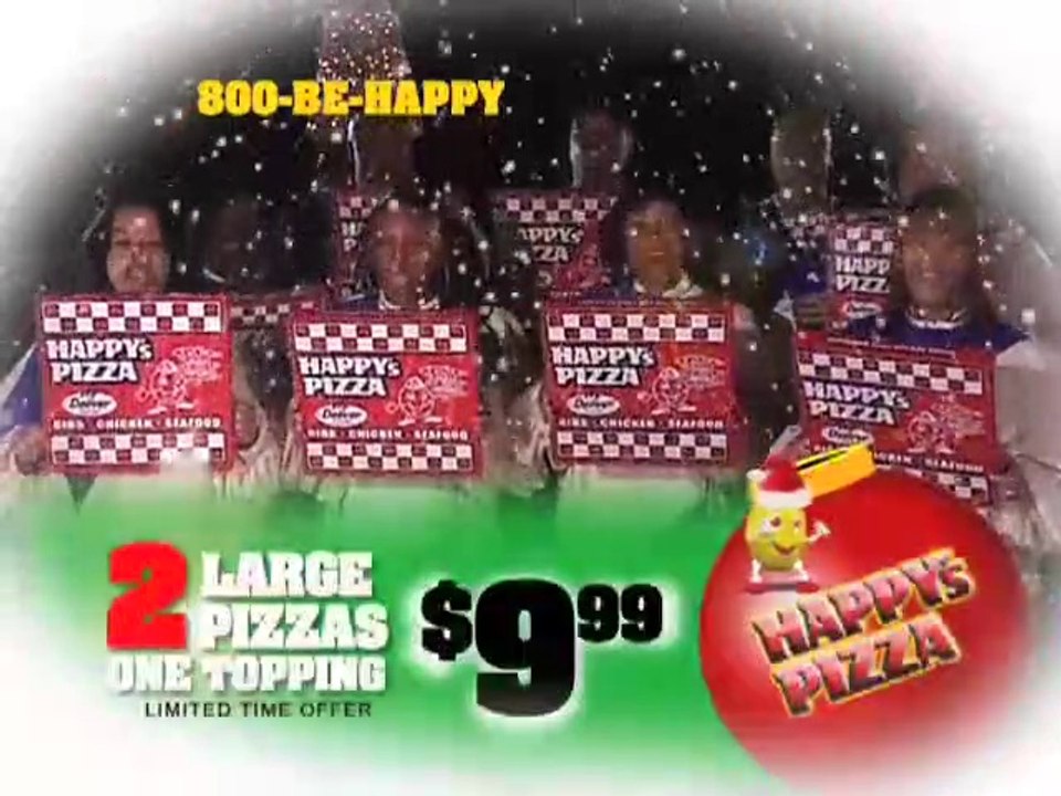 Happy's Pizza Christmas Commercial 2009 (usa)