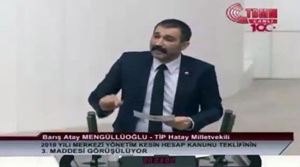 Barış Atay'ın MEclis'teki konuşması olay oldu