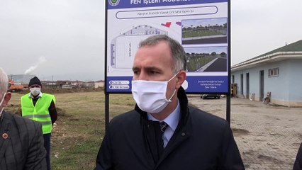 Alanyurt Spor Sahasının yapımına başlandı