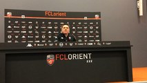 Christophe pelissier, l’entraîneur du fc lorient évoque la rencontre face à valenciennes