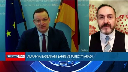 Almanya Başbakanı Şahin ve Türeci'yi Aradı