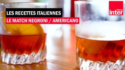 Negroni vs Americano : les recettes italiennes de François-Régis Gaudry, avec Alessandra Pierini