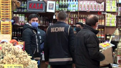 Yılbaşı öncesi İzmir'de sahte içki denetimi