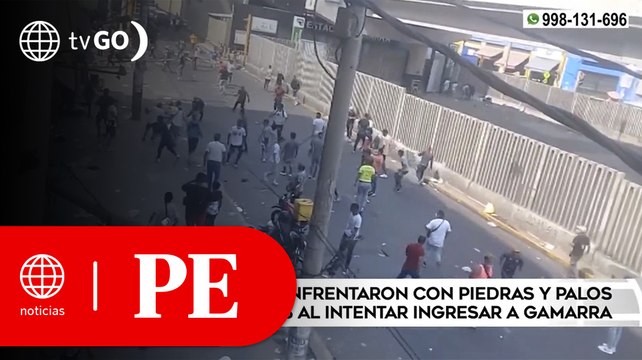 Ambulantes se enfrentaron con piedras y palos a fiscalizadores en Gamarra | Primera Edición