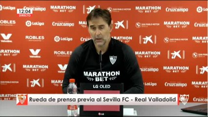 Lopetegui avisa del partido ante el Valladolid: "Es uno de los equipos que más ha mejorado"