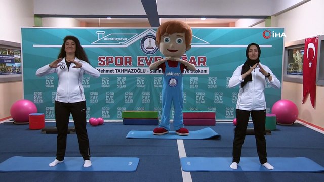 Şahinbey Belediyesi ile spor eve sığar