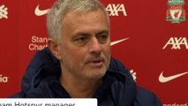Football - Premier League - José Mourinho press conference after Liverpool 2-1 Tottenham