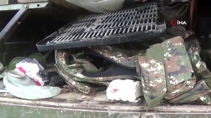 Ermenistan ordusu araçlarını bırakıp kaçtı