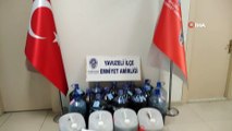 Gaziantep’te 356 litre sahte alkol ele geçirildi
